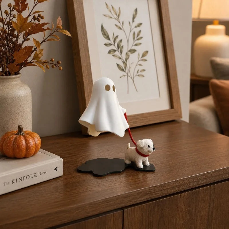 Figura de Cachorro y Fantasma