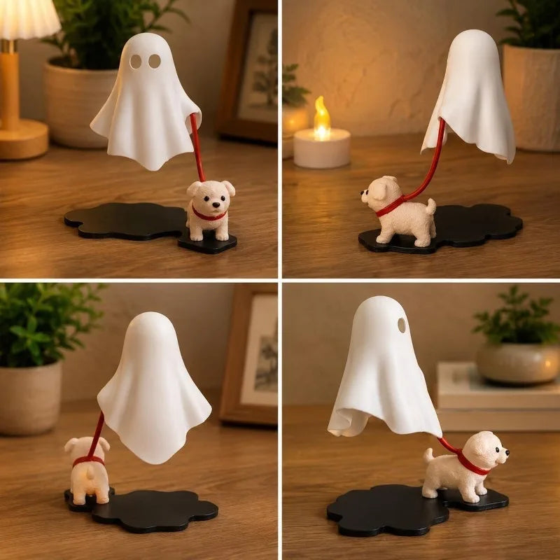 Figura de Cachorro y Fantasma