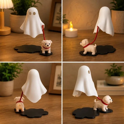 Figura de Cachorro y Fantasma